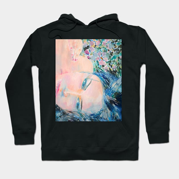 WOMAN DREAMING Hoodie by lautir